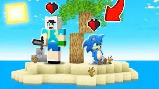 100 GÜN ISSIZ ADADA KALDIK - 🌴☠️ ENES ARSLAN Minecraft