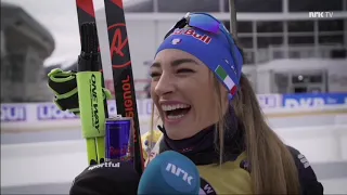 Dorothea Wierer | NRK TV | 16. 2. 2020