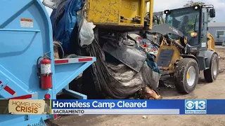 Sacramento Homeless Camp Cleared Out By City Task Force