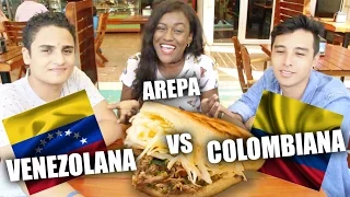 COLOMBIA VS VENEZUELA | ¿CUÁL ES LA MEJOR AREPA? | @KatherineBoyceJ