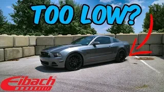 How to Make Your Mustang Dirt Nasty Low (2013-2014 Mustang GT Eibach Sportline Springs)