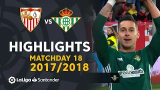 Highlights Sevilla FC vs Real Betis (3-5) Matchday 18 2017/2018