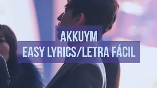 Akkuym/My Swan/ Mi Cisne - Dimash Kudaibergen (Easy Lyrics/Letra Fácil/Transliteración)