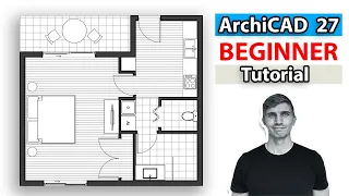 ArchiCAD 27: How to draw Floor plans in 15 minutes - Beginners workflow