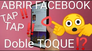 📱🚀 Como ABRIR FACEBOOK con DOBLE TOQUE TRASERO en SAMSUNG FÁCIL y RÁPIDO