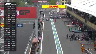 Peoples on pit-lane when Esteban ocon going into the pits Azerbaijan GP 2023