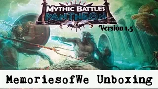 Unboxing - Mythic Battles: Pantheon 1.5 (plus expansions)