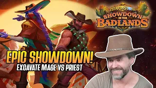 (Hearthstone) EPIC SHOWDOWN! Excavate Mage VS Priest