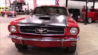 1965 Ford Mustang Red and Black 2643