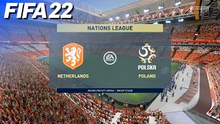 FIFA 22 - Netherlands vs. Poland | Nations League
