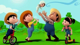 agricultor familiar dedo | Músicas para crianças | Rimas de bebê | Farmer Finger Family | Kids Songs