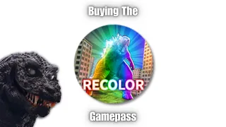 Buying The Recolor Gamepass - Kaiju Universe