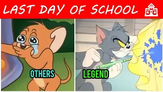 Types of Students in Last day of School | Meme | Tom And Jerry |