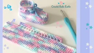 CROCHET SHOE FOR BABY EASY AND VERY BEAUTIFUL 😊😍