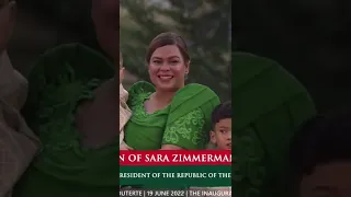 Nakakatuwa yung apo ni Tatay Digong President Duterte | Inauguration VP Sara Duterte #shorts