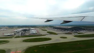 Air New Zealand Boeing 777-300ER Takeoff from London Heathrow to Los Angeles (NZ1)