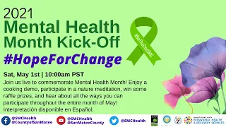 2021 Mental Health Month Kick-Off #HopeForChange