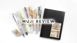 muji stationery review + alternatives