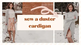 How to sew a cardigan