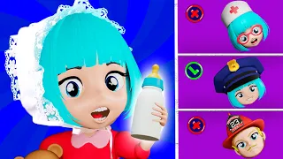 Magic Milk + More | PoliceGirl, Doctor and Firemen | Kids Songs and Nursery Rhymes | Lights Kids 3D