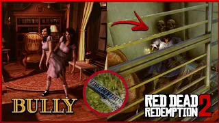 TODOS OS EASTER EGGS DE BULLY EM RED DEAD REDEMPTION 2