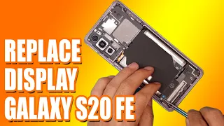 How do you replace Samsung Galaxy S20 FE front screen? | Sydney CBD Repair Centre