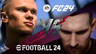 EA SPORTS FC 24 VS EFOOTBALL 24  | OFFICIAL GAMEPLAY TRAILER COMPARISON | 4K 1080p | LuisFCH