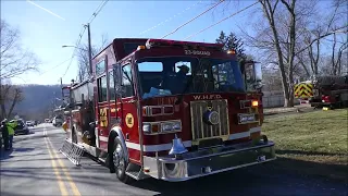 Multiple town response for a house fire in West Haverstraw