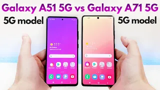 Samsung Galaxy A51 5G vs Samsung Galaxy A71 5G - What's Different?