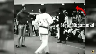 Bob Wall vs. Black Karate Federation - Jim Kelly, Steve Muhammad and Chuck Norris watching