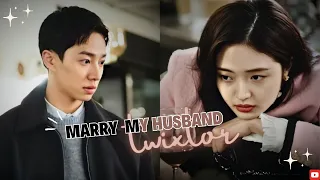 Baek Eun Ho and Yoo Hee Yeon ｜ Marry my husband cute clips