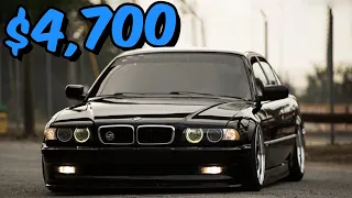 the most beautiful car you didn't know you can buy - BMW E38 7 series