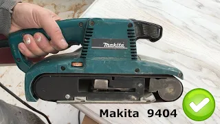 Краткий обзор и мой отзыв о ленточной шлифовальной машине Makita 9404