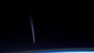 Amazing rare glimpse of comet from space