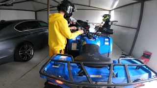 ATV VLOG - CF MOTO 450 S / 2021 - TRASEU în pădurea din RECEA