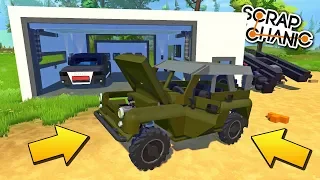 ОГРАБИЛ АВТО МАСТЕРСКУЮ НА УАЗИКЕ !!! МУЛЬТИК в СКРАП МЕХАНИК !!! СКАЧАТЬ Scrap Mechanic !!!