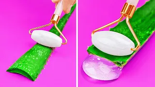 ASTUCE BEAUTÉ GÉNIALES AVEC DE L’ALOE VERA || Idées Sympas ! Problèmes de Filles par 123GO!