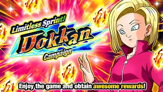 OVER 170 STONES COMING TO GLOBAL!! Android 17 & 18 Dokkanfest Campaign Details | DBZ Dokkan Battle