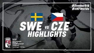 Game Highlights: Sweden vs Czech Republic May 6 2018 | #IIHFWorlds 2018