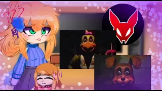 Past Aftons React To Battington's VHS Tapes ||Gacha FNaF|| TW in the Intro