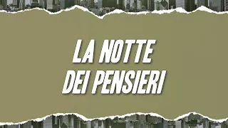 Michele Zarrillo - La Notte Dei Pensieri (Testo)