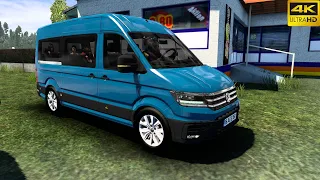 4K | Volkswagen Crafter MK2 | Slovakia VIP Map | Budca 🇸🇰 - Detva 🇸🇰