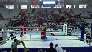 Marie Annaelle Coret v Chaimaa Belkasmi WAKO World Championships 2019