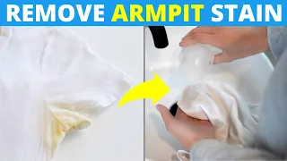 How to Remove Yellow Armpit Stains from Colored Shirts & White Clothes