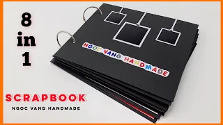 Cách làm SCRAPBOOK chi tiết - Làm Sổ lưu niệm dán ảnh (SCRAPBOOK TUTORIAL) - NGOC VANG Handmade