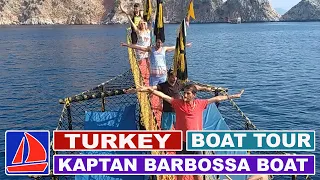 Анимация в Турции, Аланья / Яхта тур  - Титаник шоу на корабле / KAPTAN BARBOSSA BOAT