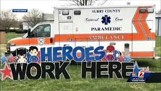 Surry County sign maker gives encouragement during outbreak