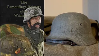 WW2 German Camo Helmet Published in Book