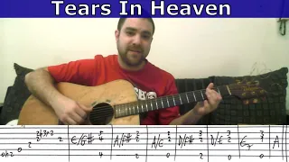 Fingerstyle Tutorial: Tears in Heaven - Guitar lesson w/ TAB