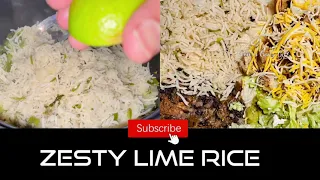 Zesty Lime Rice | Cilantro Lime Rice | Perfect Cilantro Lime Rice (Just Like Chipotle) | #Rice